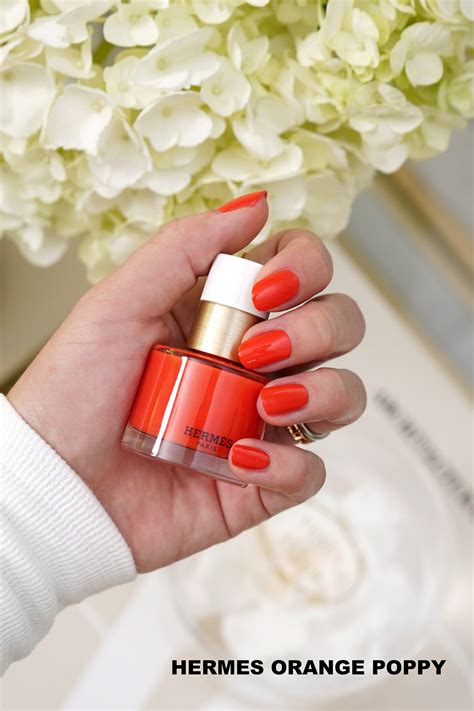 hermes paris nail polish|hermes nail polish orange poppy.